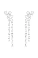 Postriebrené náušnice Lilou Sparkling