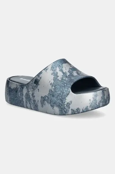 Šľapky Melissa FREE PLATFORM SLIDE DENIM