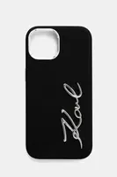 Puzdro na mobil iPhone 15 čierna farba, KLHCP15SSCMSMVK