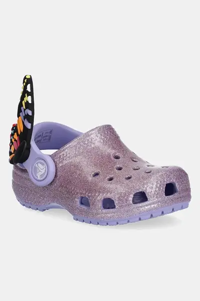 Detské šľapky Crocs CLASSIC IAM BUTTERFLY CLOG T