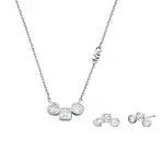 Strieborný náhrdelník a náušnice Michael Kors