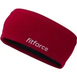 Fitforce THALES Běžecká čelenka, vínová, velikost UNI