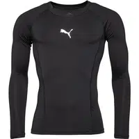 Puma LIGA BASELAYER LONG SLEEVE TEE Pánské funkční triko, černá, velikost XXL