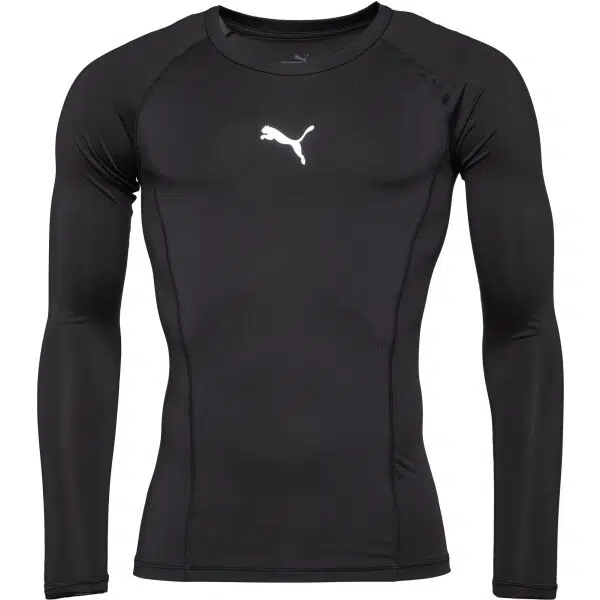 Puma LIGA BASELAYER LONG SLEEVE TEE Pánské funkční triko, černá, velikost XXL