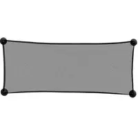 ZOPA SUN SHIELD Sluneční clona zadního okna, černá, velikost