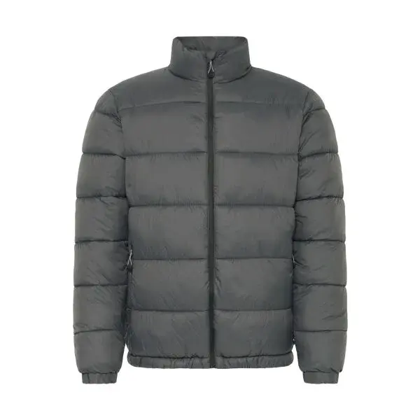 BLEND BHEIDEN JACKET WITH STAND Pánská zateplená bunda, tmavě šedá, velikost