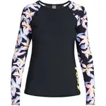 Roxy ACTIVE LS LYCRA PRINTED 2 Dámské surfovací triko, černá, velikost