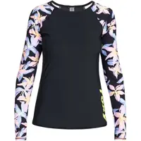 Roxy ACTIVE LS LYCRA PRINTED 2 Dámské surfovací triko, černá, velikost