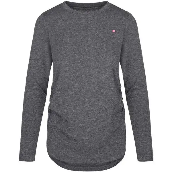 LOAP BAXANA Dámské tričko, tmavě šedá, velikost