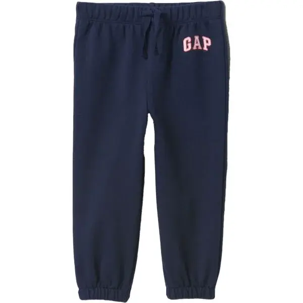 GAP V- FRCH LOGO Dívčí tepláky, tmavě modrá, velikost 3Y