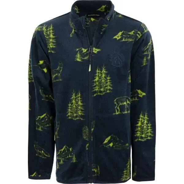 ALPINE PRO MRAHO Dětská funkční mikina, tmavě modrá, velikost 128-134