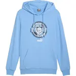 Puma MANCHESTER CITY FC FOTBAL CULTURE HOODIE Pánská mikina, světle modrá, velikost