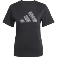 adidas ANIMAL TEE W Dámské triko, černá, velikost