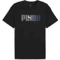 Puma ESSENTIALS LOGO LAB TEE Pánské triko, černá, velikost