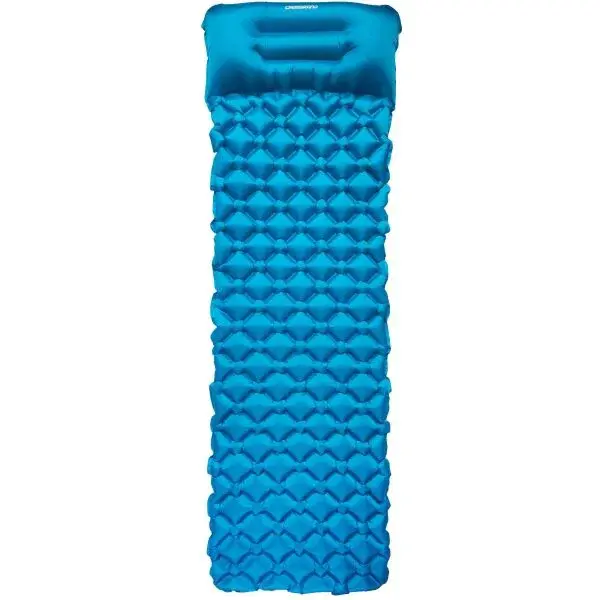 Crossroad MORTON Nafukovací matrace s polštářkem a nafukovacím vakem, modrá, velikost