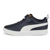 Puma RICKIE AC+PS Dětská volnočasová obuv, tmavě modrá, velikost 33