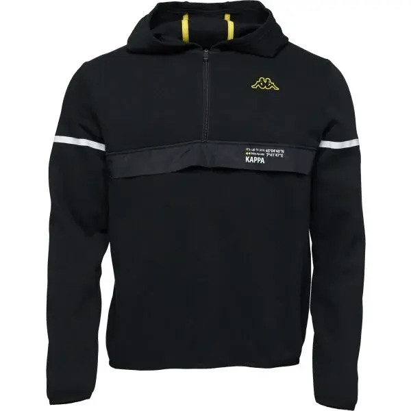 Kappa LOGO BARZOM Pánska mikina, čierna, veľkosť