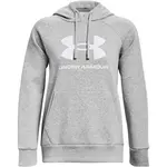 Under Armour RIVAL FLEECE BIG LOGO Dámská mikina, šedá, velikost