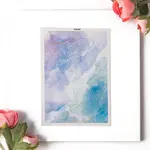 Polymer Clay Earrings Water Transfer Paper