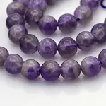 Natural Amethyst Round Beads Strands