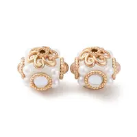 Handmade Resin Indonesia Round Beads