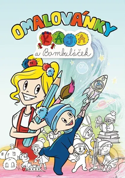 Kája a Bambuláček – Omalovánky - Štěpánka Koblížková