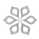 430 Stainless Steel Filigree Pendants