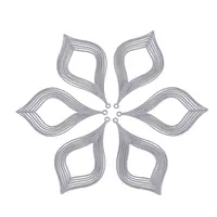 430 Stainless Steel Filigree Pendants