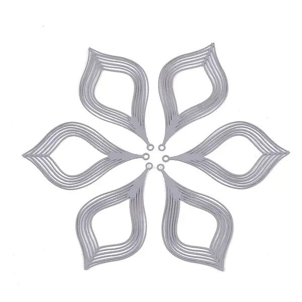 430 Stainless Steel Filigree Pendants