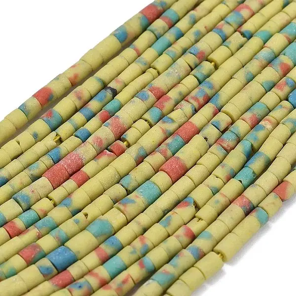 Dyed Synthetic Turquoise Beads Strands