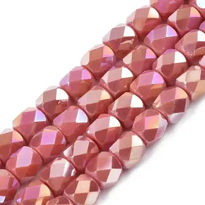 Electroplate Glass Beads Strands
