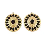 304 Stainless Steel Rhinstone Pendants