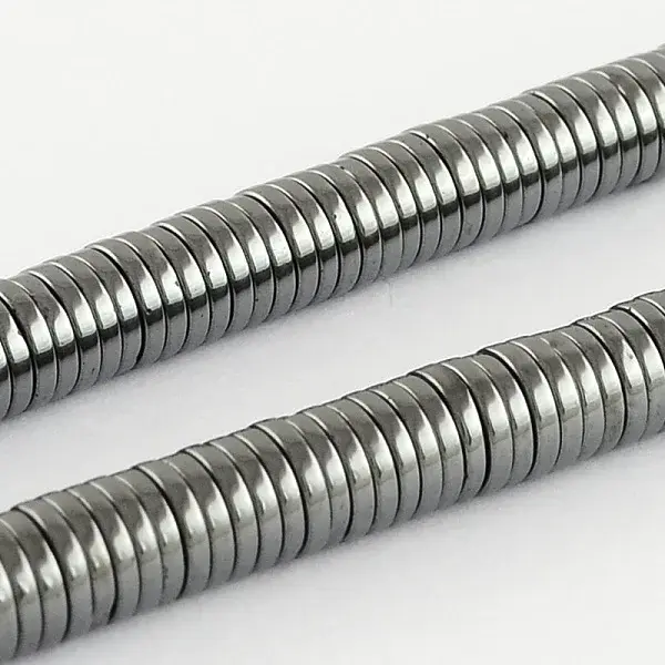 Grade A Non-magnetic Synthetic Hematite Beads Strands