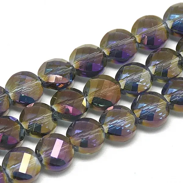 Electroplate Glass Beads Strands