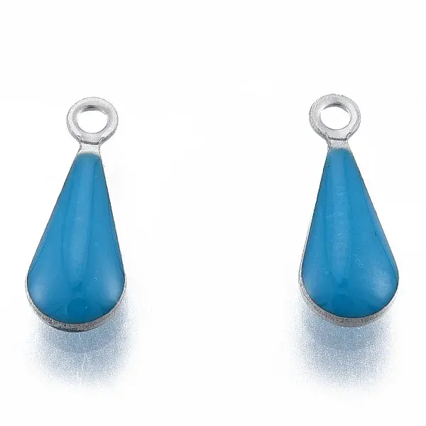 304 Stainless Steel Enamel Charms