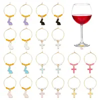 Alloy Enamel Wine Glass Charms