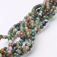 Natural Indian Agate Beads Strands