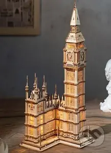 NiXiM LED 3D puzzle/Big Ben s osvětlením “Night Edition” - puzzle z kategorie 3D puzzle