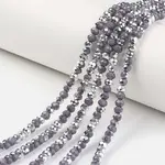 Electroplate Opaque Glass Beads Strands