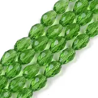 Transparent Glass Beads Strands