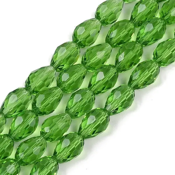 Transparent Glass Beads Strands