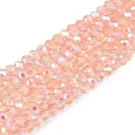 Electroplate Glass Beads Strands