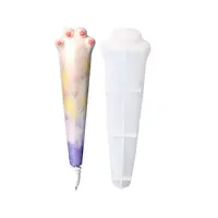 DIY Paw Print Ballpoint Pen Cover Silicone Molds