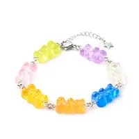 Bear Resin Link Bracelets