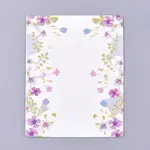 Floral Pattern Paper Jewelry Display Cards
