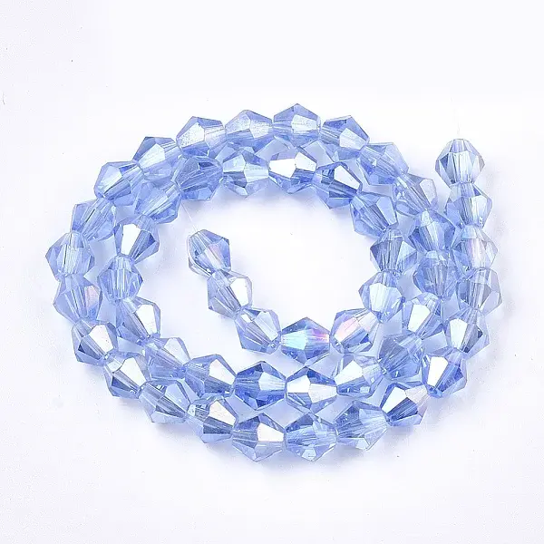Electroplate Glass Beads Strands