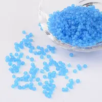 8/0 Frosted Round Glass Seed Beads