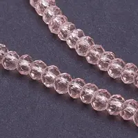 Transparent Glass Beads Strands