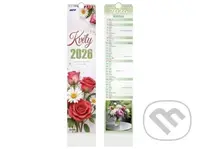 Nástěnný kalendář Květy 2026
