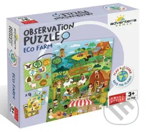 Postřehové puzzle Ekologická farma - puzzle z kategorie Naučné puzzle